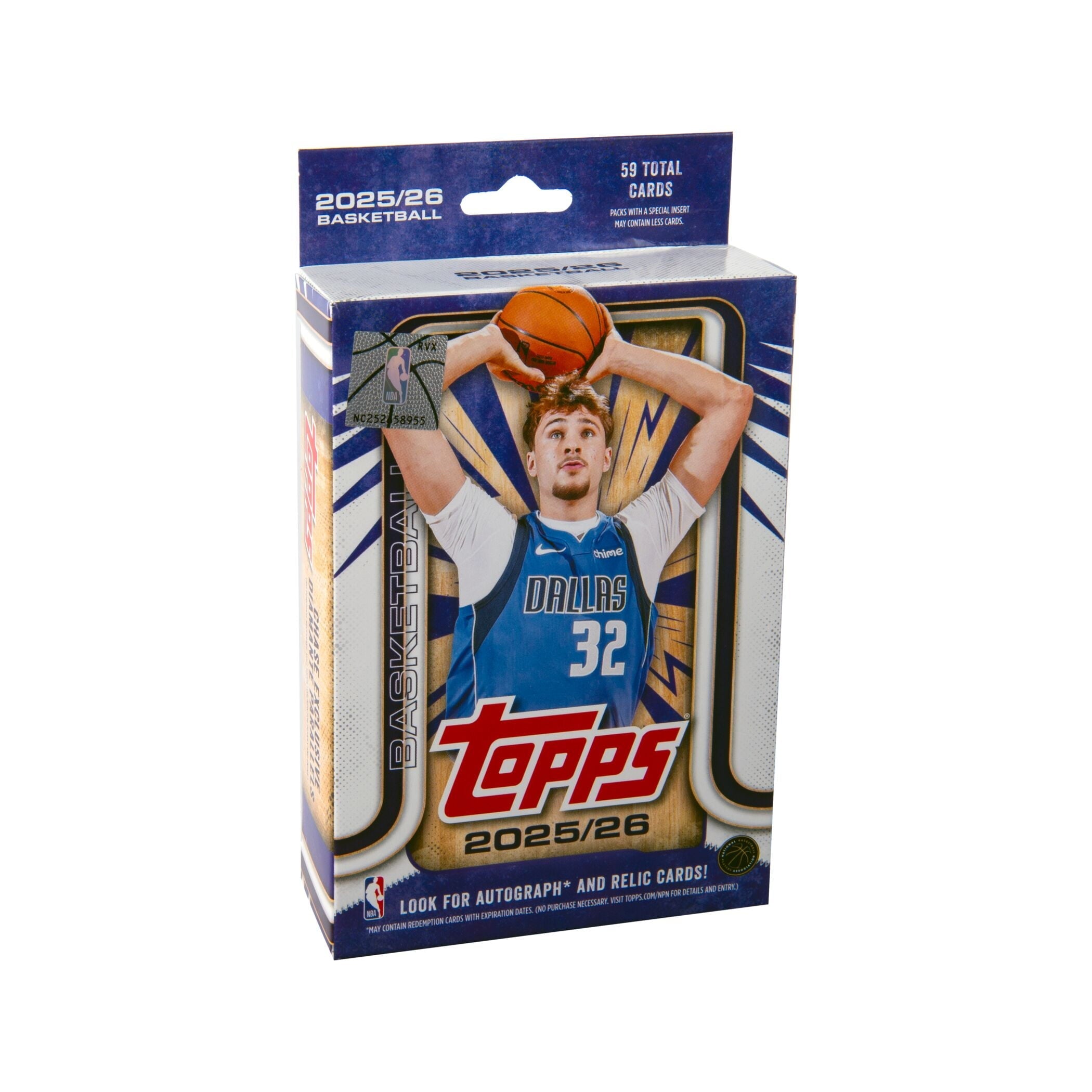 2025-26 Topps Flagship Basketball Trading Cards Hanger Box